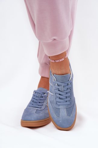 Blue Sport Shoes in Women`s Athletic Shoes, Trainers, Sneakers with Fabric, Footbed, Upper Height and Sole Height