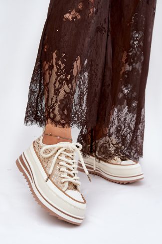 1073130 beige Sneakers model 211353 Step in style