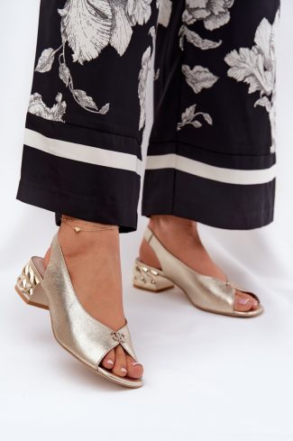 Yellow Heel Sandals in Sandals & Flip-Flops For Women with Fabric, Footbed and Heel Height