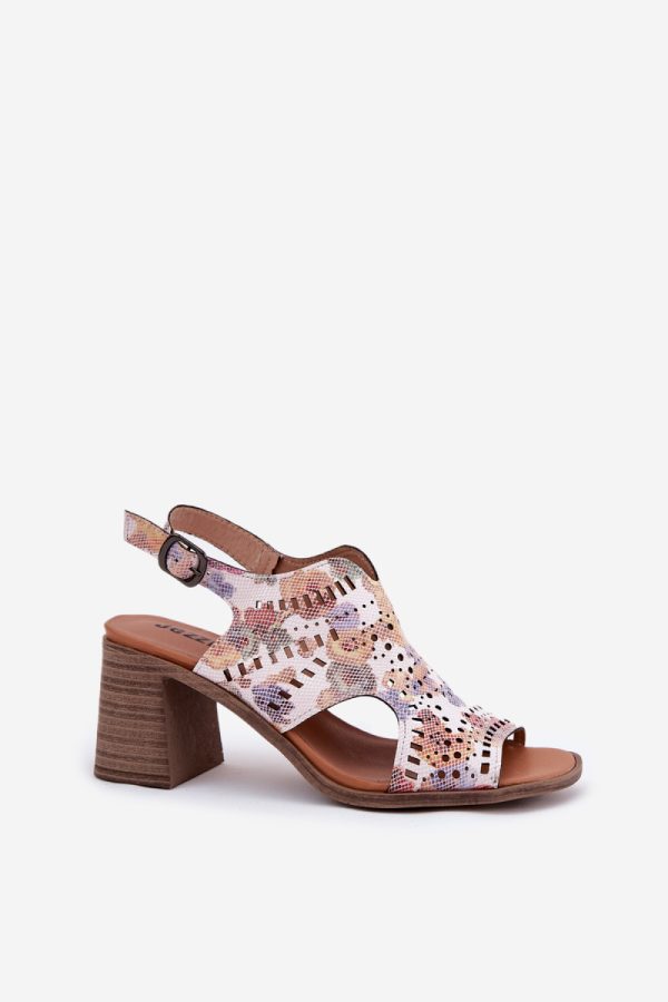 multicolor Heel sandals model 211363 Step in style
