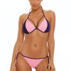 Pink Swimsuit Two Piece in Two-Piece Swimsuits, Tops, Swimsuit Bottoms with Spandex and Polyamide