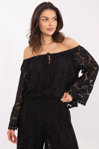 1073386 black Blouse model 211442 Italy Moda
