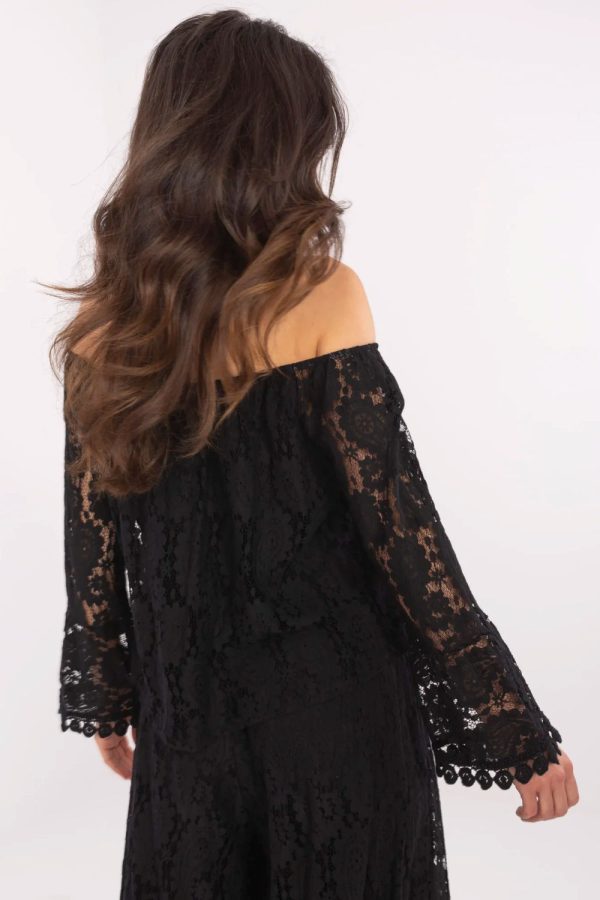 black Blouse model 211442 Italy Moda