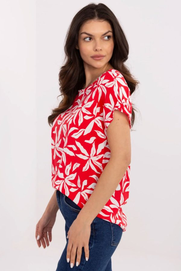 Pink Blouse in Women`s Blouses, Tunics with Viscose