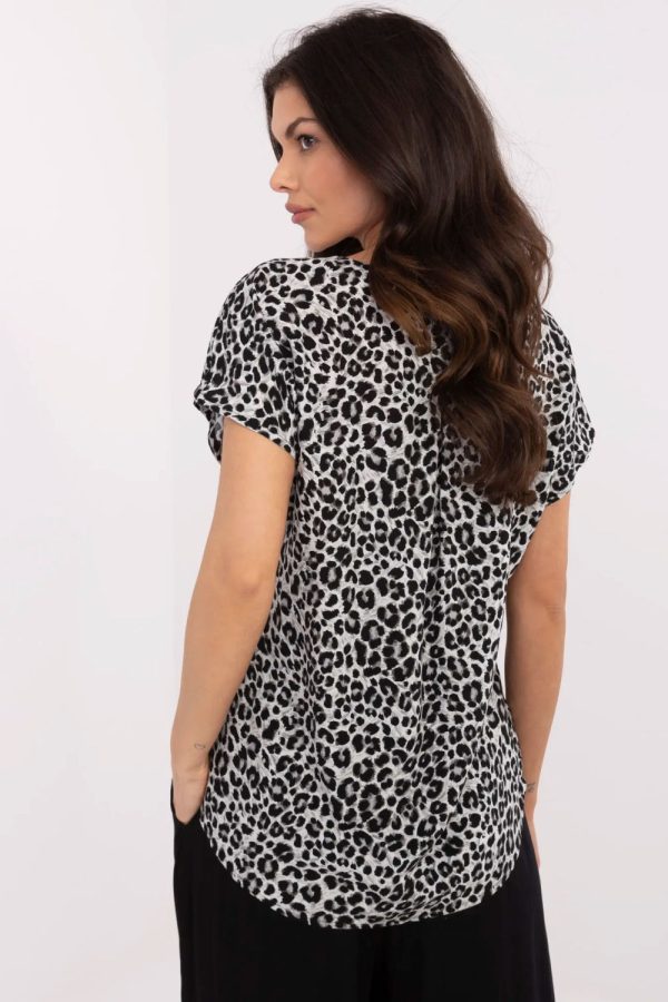 Black Blouse in Women`s Blouses, Tunics with Viscose