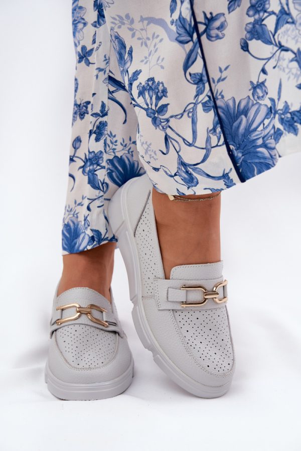 white Mocassin model 211607 Step in style