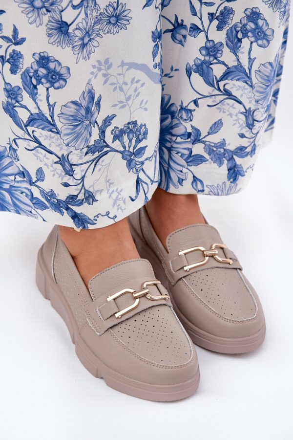 beige Mocassin model 211608 Step in style