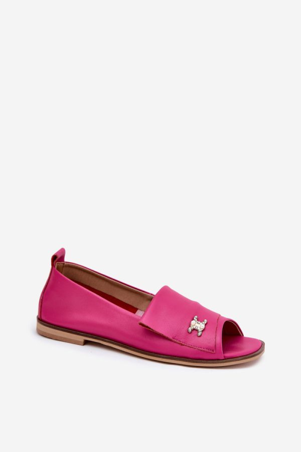 Pink Ballet Flats in Ballet Flats, Ballet Pumps For Women with Fabric, Footbed, Upper Height and Heel Height