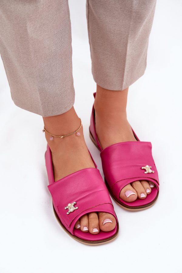 Pink Ballet Flats in Ballet Flats, Ballet Pumps For Women with Fabric, Footbed, Upper Height and Heel Height