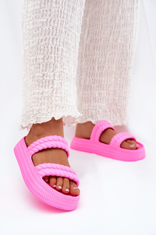 pink Platform sandals model 211672 Step in style