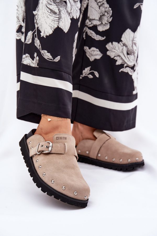 beige Flip-flops model 211679 Step in style