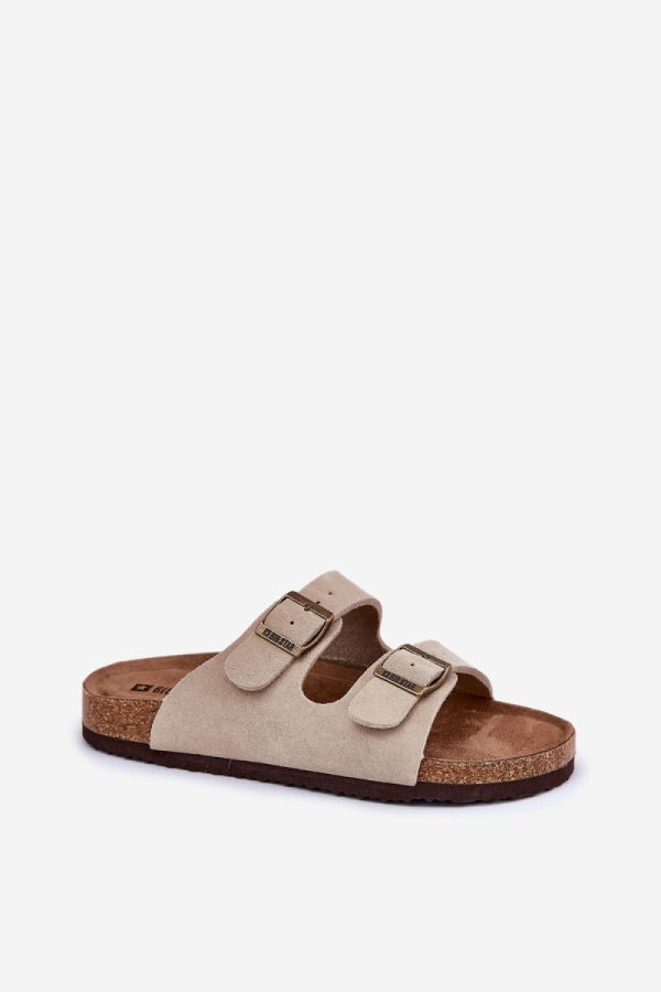beige Flip-flops model 211681 Step in style