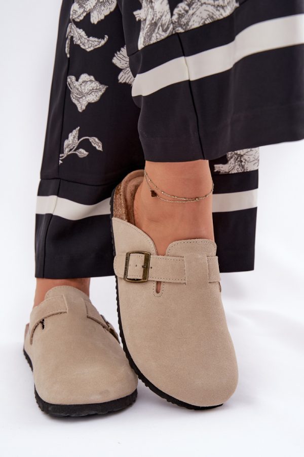 beige Flip-flops model 211684 Step in style