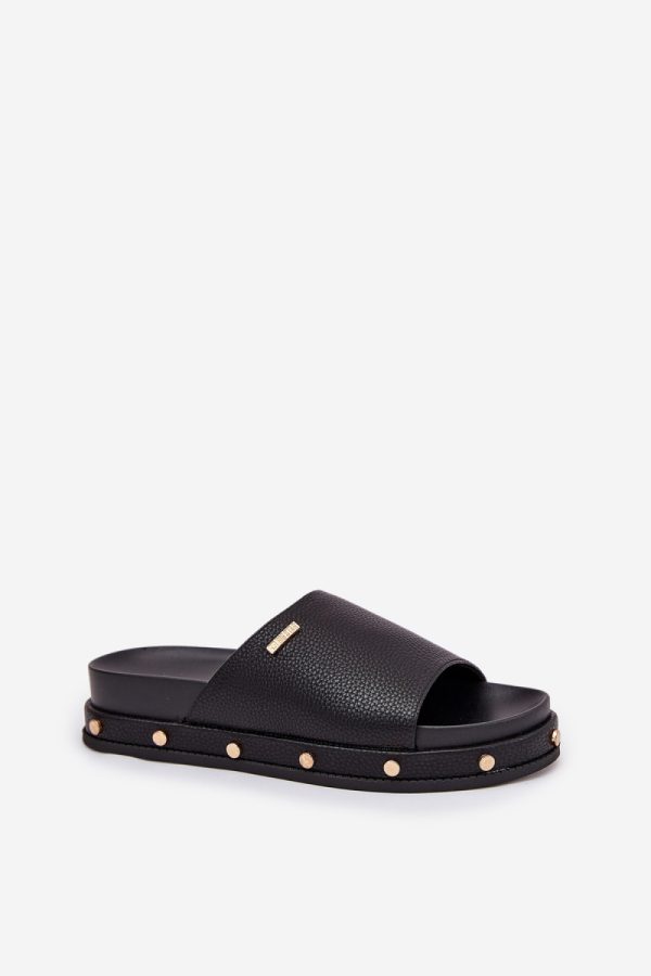 black Platform sandals model 211686 Step in style