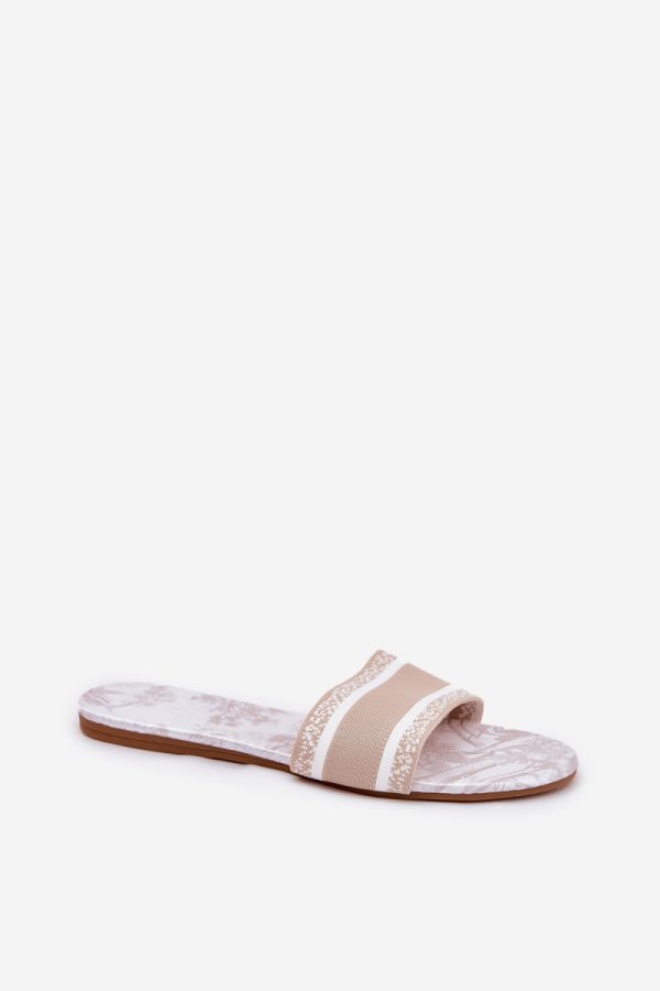 beige Flip-flops model 211694 Step in style