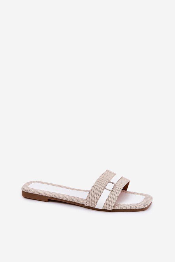 White Flip-flops in Sandals & Flip-Flops For Women with Fabric, Footbed and Heel Height
