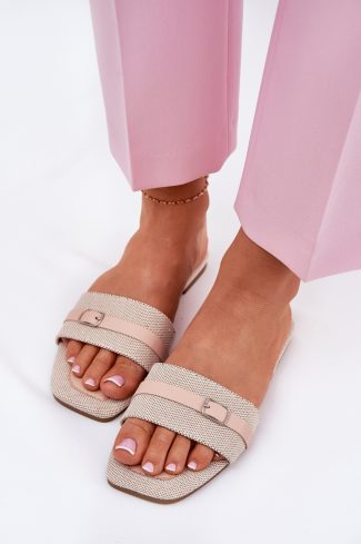 1074135 beige Flip-flops model 211699 Step in style