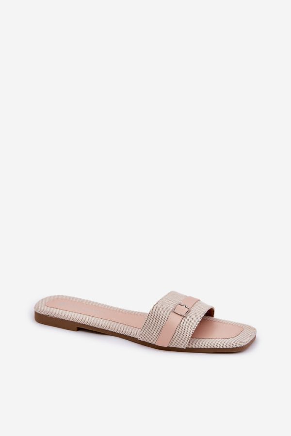 beige Flip-flops model 211699 Step in style