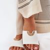 White Flip-flops in Sandals & Flip-Flops For Women with Fabric, Footbed and Heel Height