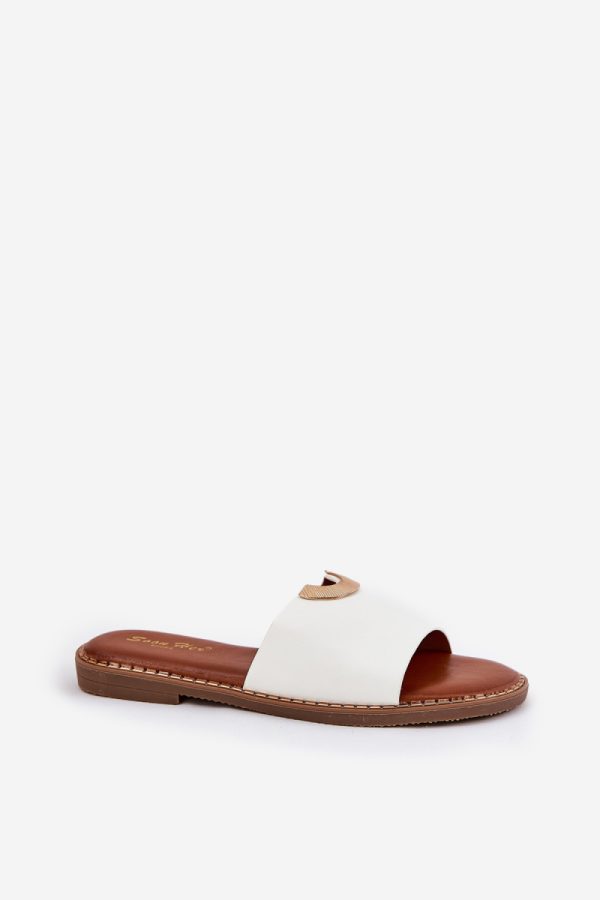 White Flip-flops in Sandals & Flip-Flops For Women with Fabric, Footbed and Heel Height