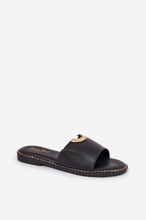 Black Flip-flops in Sandals & Flip-Flops For Women with Fabric, Footbed and Heel Height