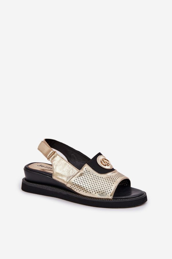 Yellow Buskin in Sandals & Flip-Flops For Women with Fabric, Footbed and Heel Height