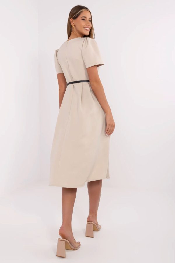 beige Daydress model 211827 Italy Moda
