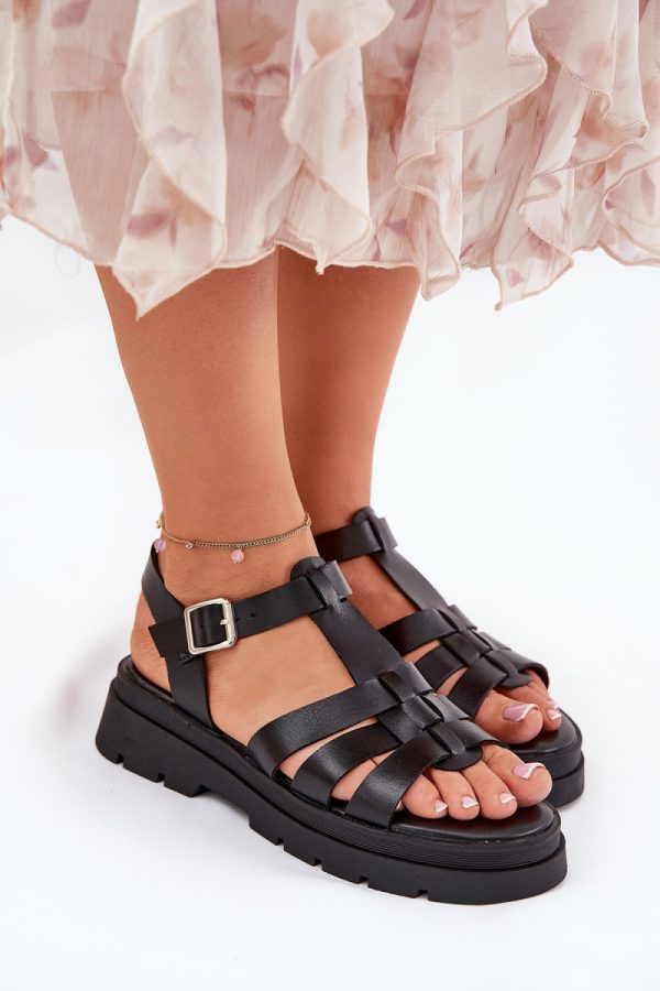 black Sandals model 211950 Step in style