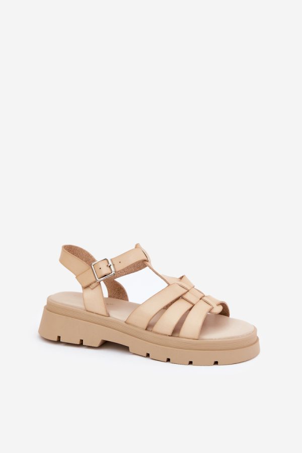 beige Sandals model 211952 Step in style