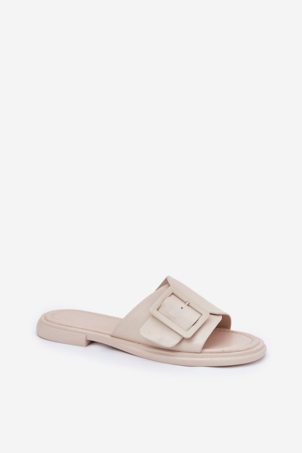 beige Flip-flops model 211959 Step in style