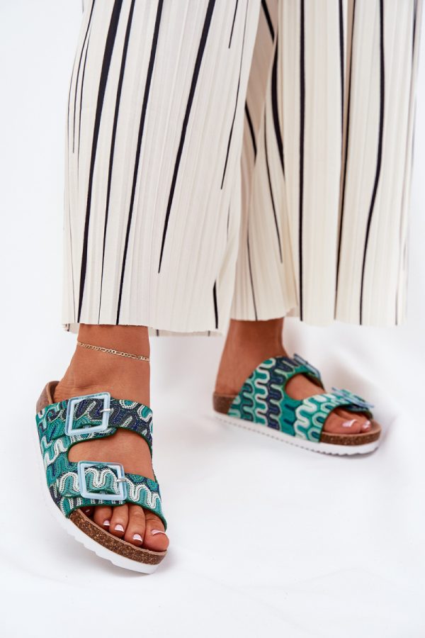 green Flip-flops model 211960 Step in style