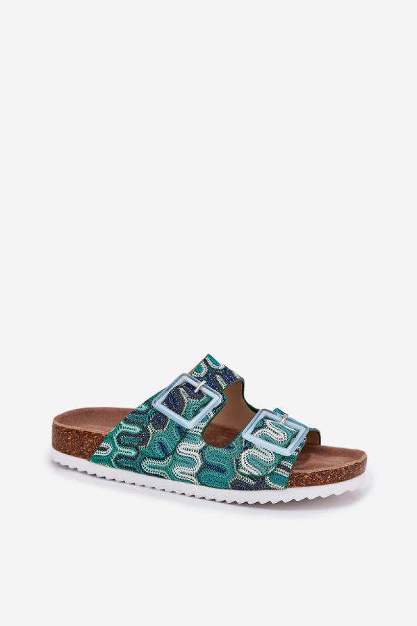 green Flip-flops model 211960 Step in style