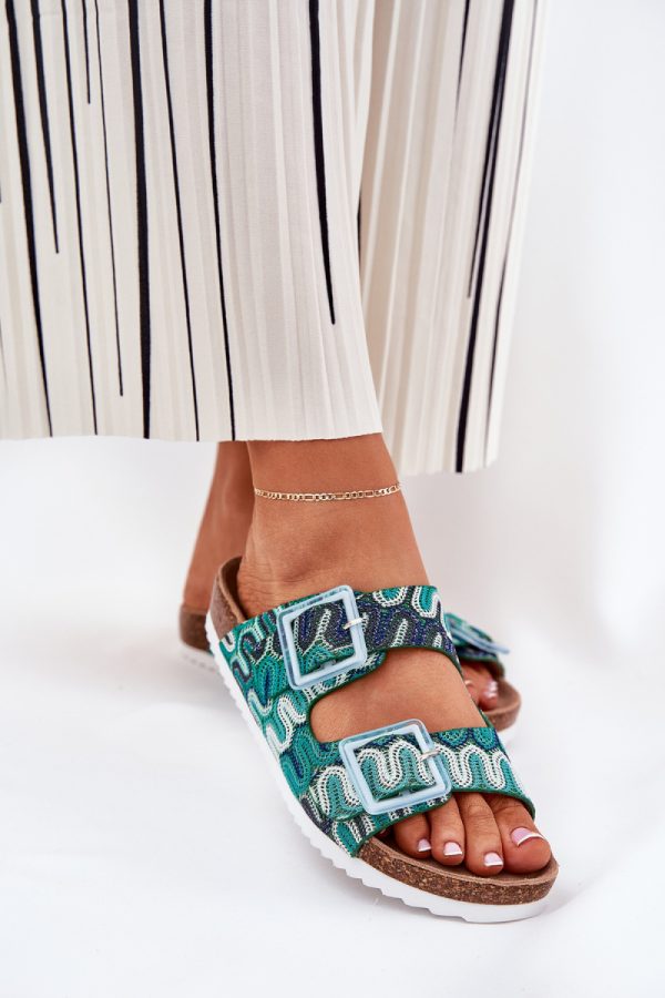 green Flip-flops model 211960 Step in style