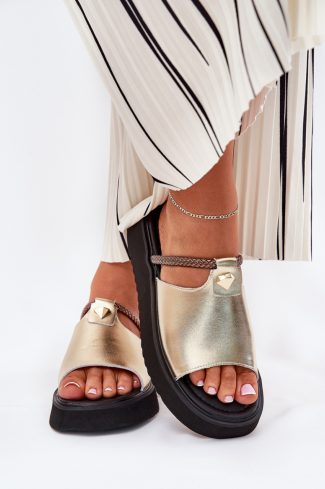 Yellow Platform Sandals in Sandals & Flip-Flops For Women with Fabric, Footbed and Platform Height