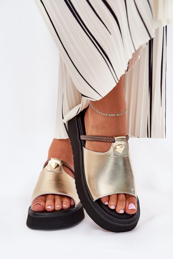 Yellow Platform Sandals in Sandals & Flip-Flops For Women with Fabric, Footbed and Platform Height