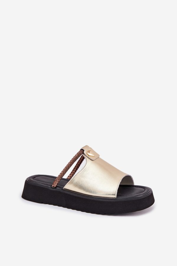 Yellow Platform Sandals in Sandals & Flip-Flops For Women with Fabric, Footbed and Platform Height