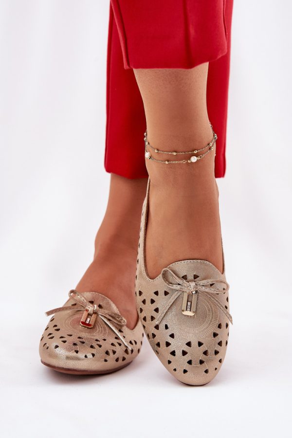 yellow Ballet flats model 211978 Step in style
