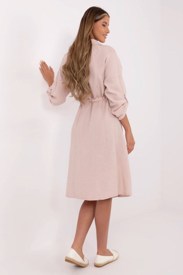 Pink Daydress in Day Dresses with Cotton