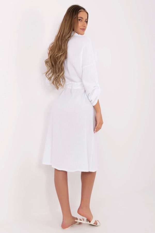 White Daydress in Day Dresses with Cotton