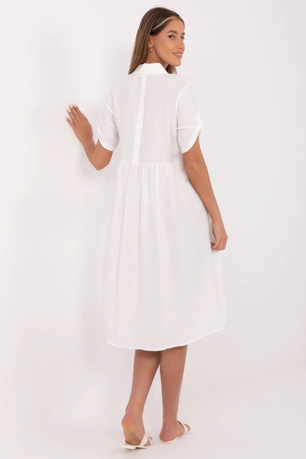 Beige Daydress in Day Dresses with Nylon and Viscose