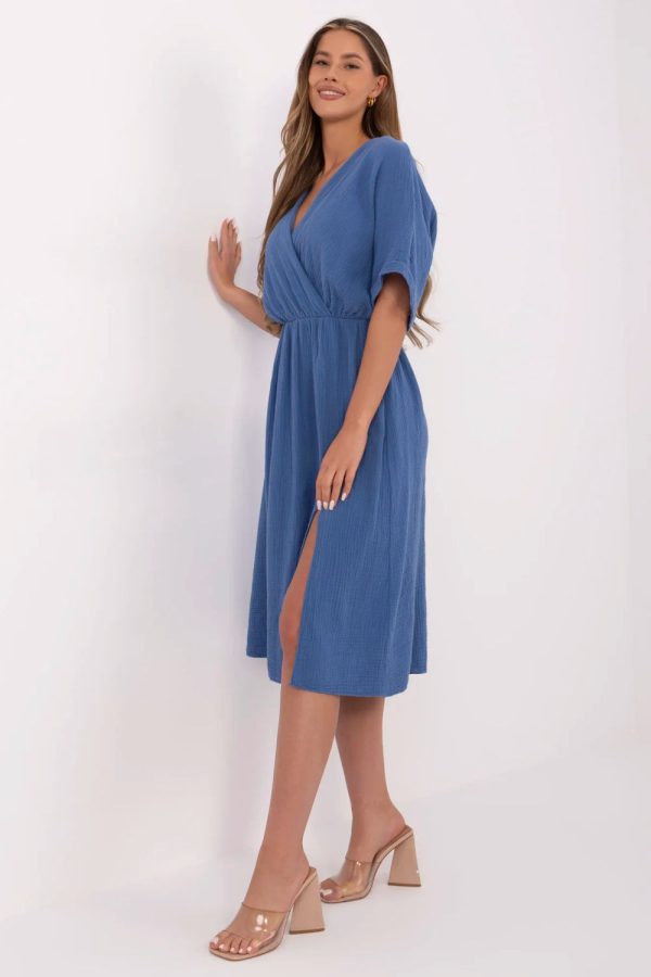 Blue Daydress in Day Dresses with Cotton
