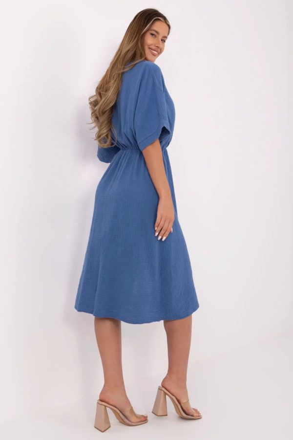 Blue Daydress in Day Dresses with Cotton