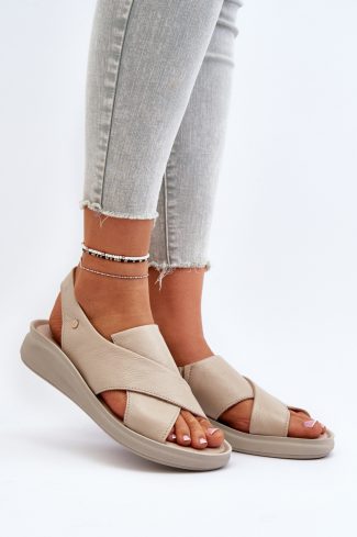Beige Sandals in Sandals & Flip-Flops For Women with Fabric, Footbed, Heel Height and Platform Height