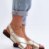 1075349.jpg Yellow Sandals in Sandals & Flip-Flops For Women with Fabric, Footbed and Heel Height