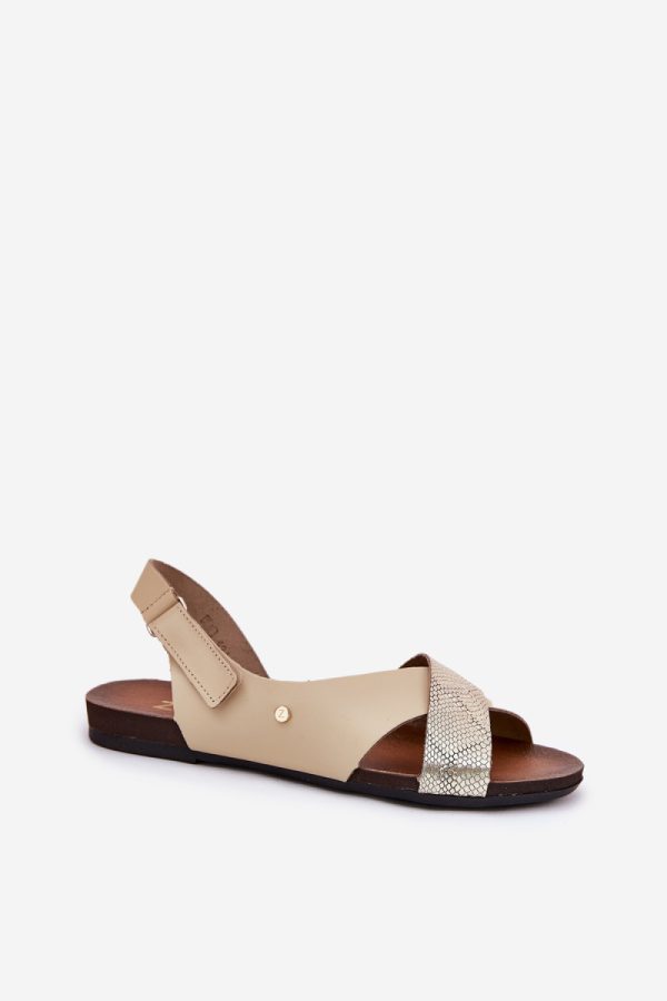 beige Sandals model 212125 Step in style
