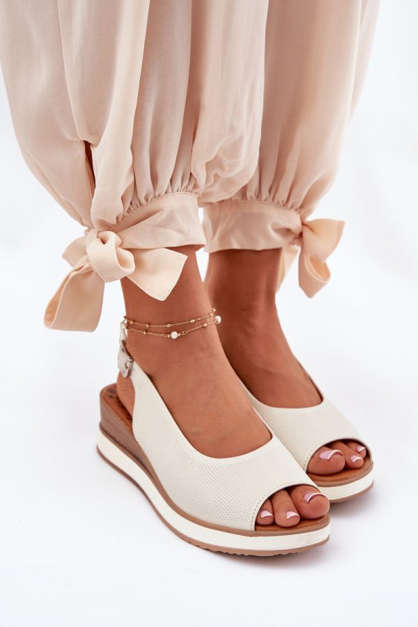 beige Buskin model 212128 Step in style