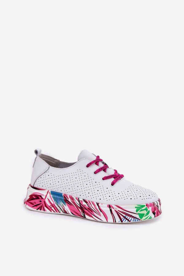 white Sport Shoes model 212138 Step in style