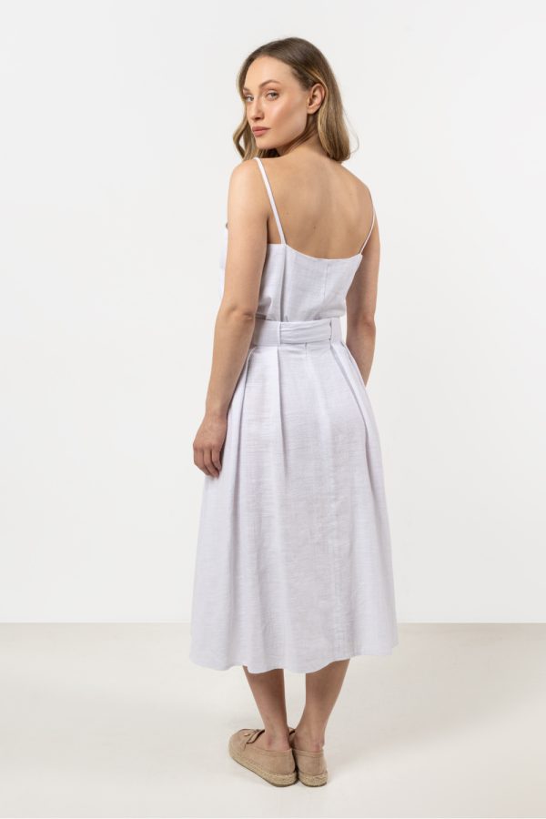 White Skirt in Skirts with Cotton