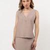Brown Blouse in Women`s Blouses, Tunics with