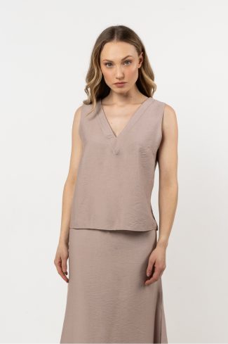 Brown Blouse in Women`s Blouses, Tunics with